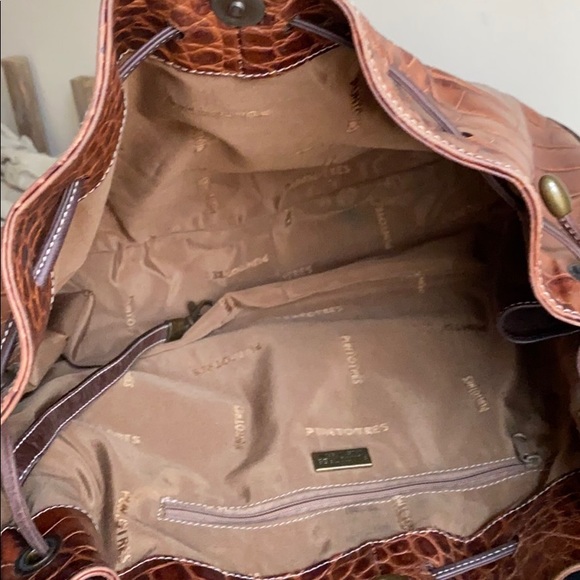 Puntotres leather croc pattern purse - Picture 8 of 8